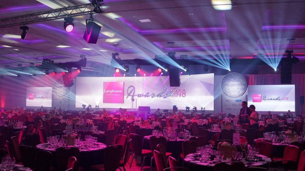 LaingBuisson Awards, Kudos AV event production, photo 6