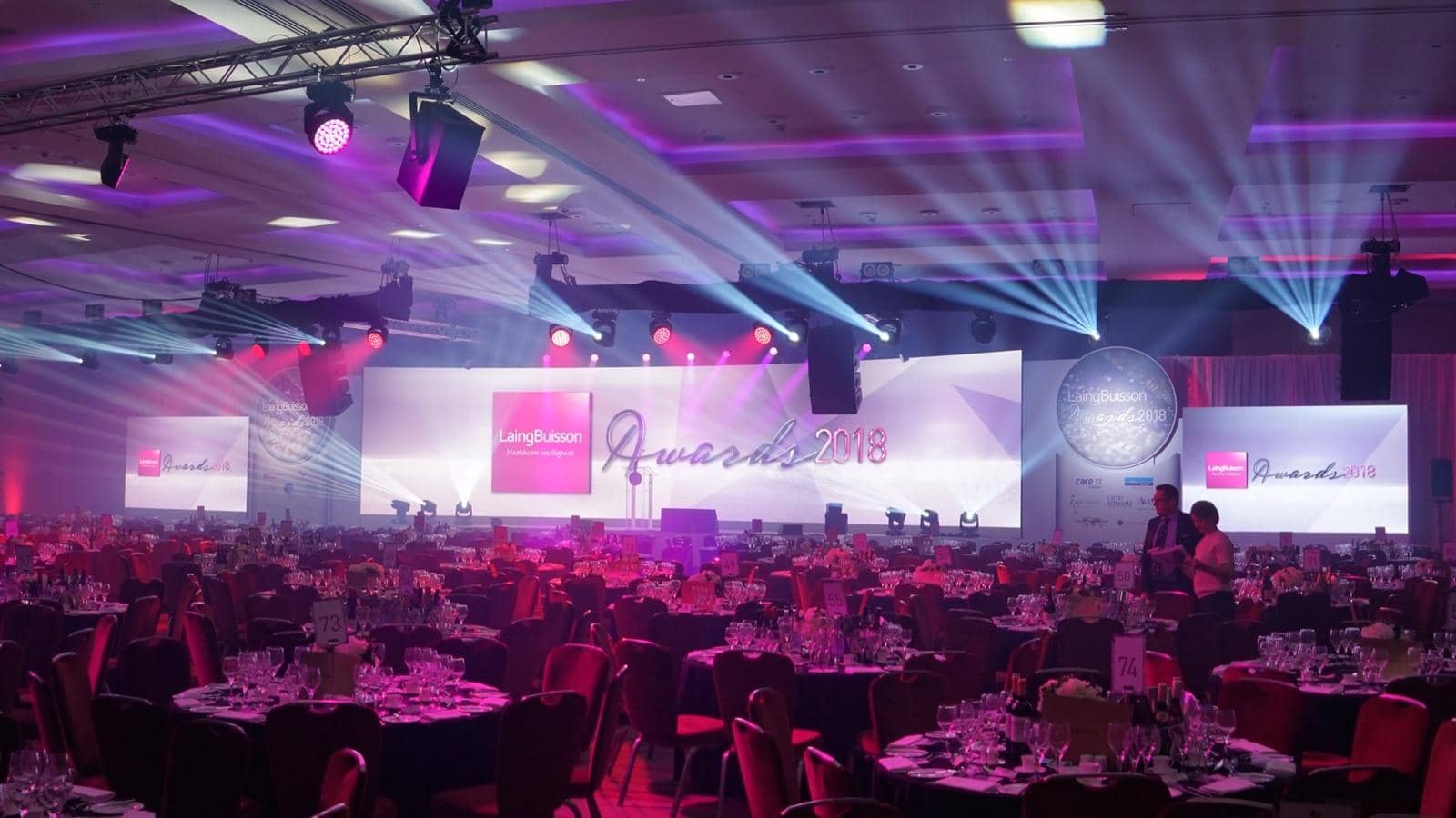 LaingBuisson Awards, Kudos AV event production, photo 2