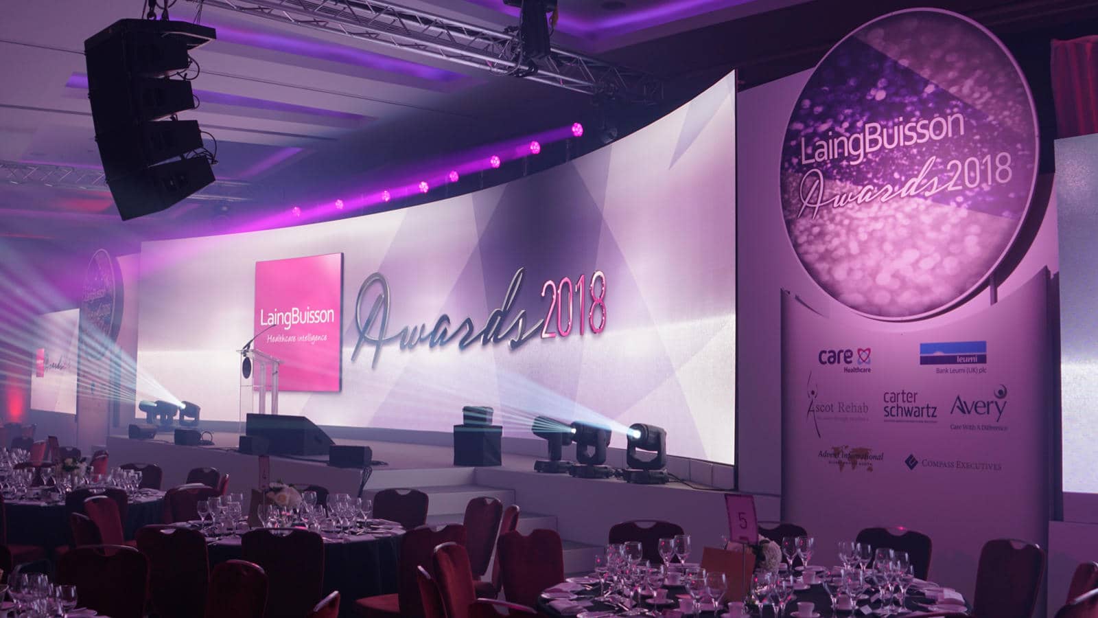 LaingBuisson Awards, Kudos AV event production, photo 3